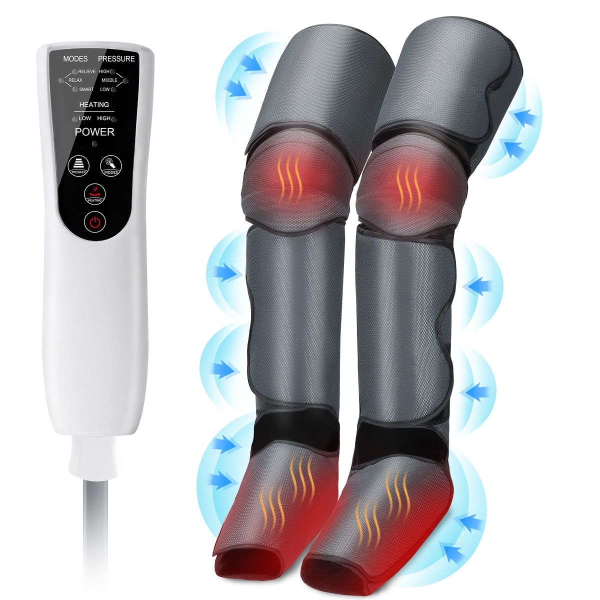 Heat Air Pressure Foot & Leg Massager