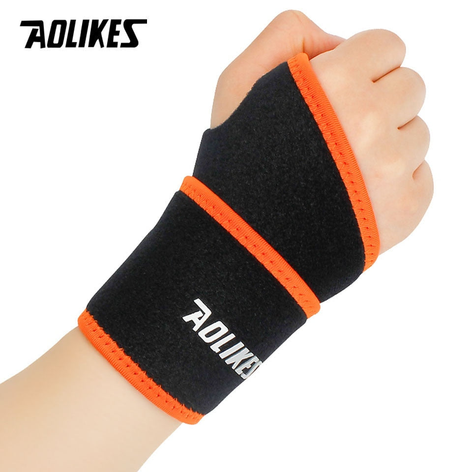 AOLIKES 1 PC Wrist Band Support for Adjustable Wrist Bandage Brace for Sports Wristband Compression Wraps Tendonitis Pain Relief