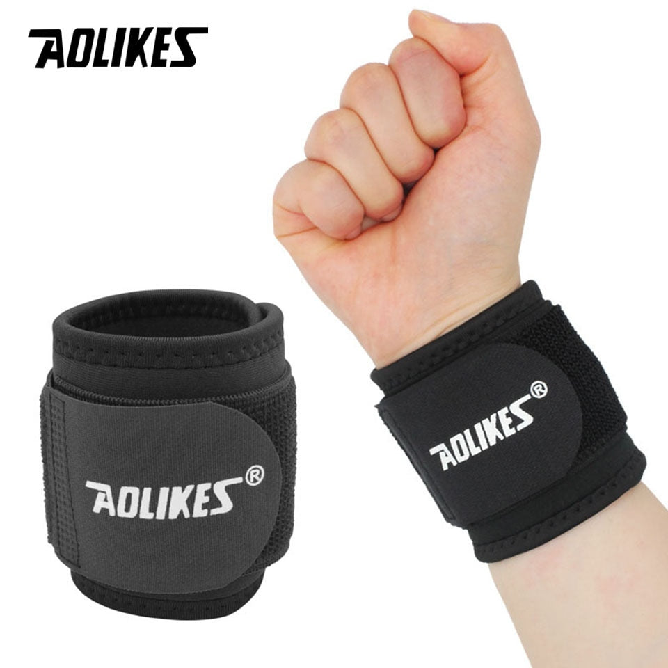 AOLIKES 1 PC Wrist Band Support for Adjustable Wrist Bandage Brace for Sports Wristband Compression Wraps Tendonitis Pain Relief