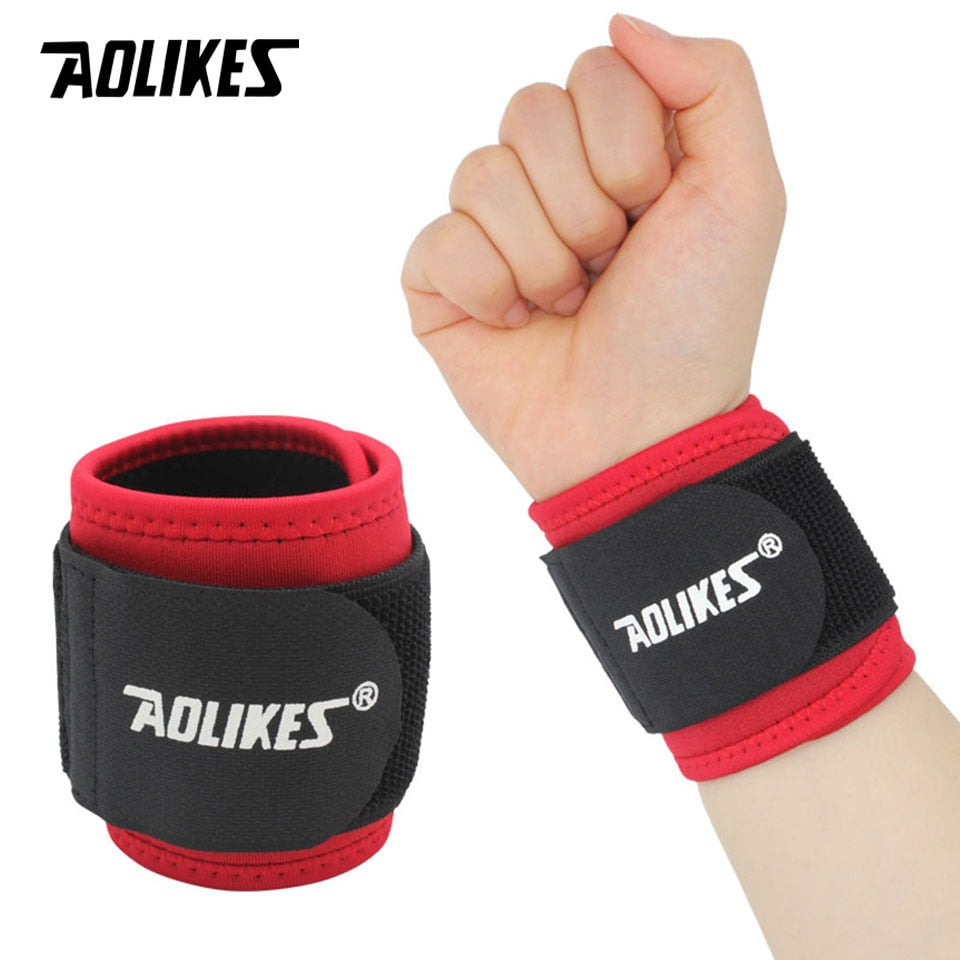 AOLIKES 1 PC Wrist Band Support for Adjustable Wrist Bandage Brace for Sports Wristband Compression Wraps Tendonitis Pain Relief