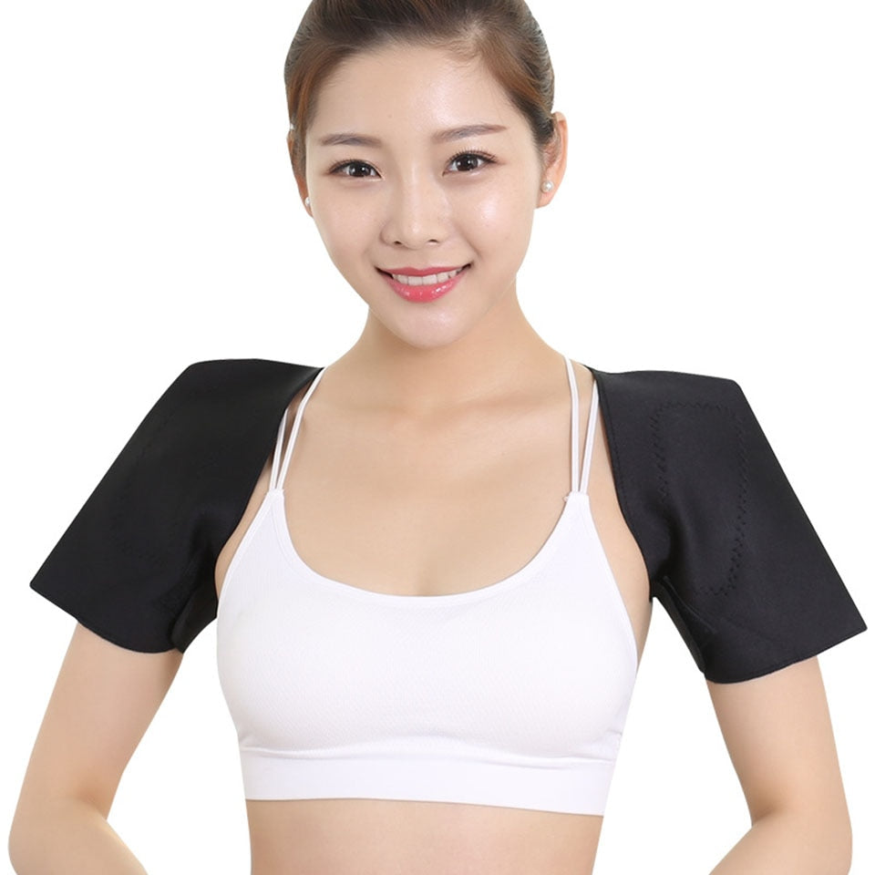 Tourmaline Self-heating Unisex Heat Therapy Pad Shoulder Protector Belt Pain Relief Health Care Heating Belt Support Muscle