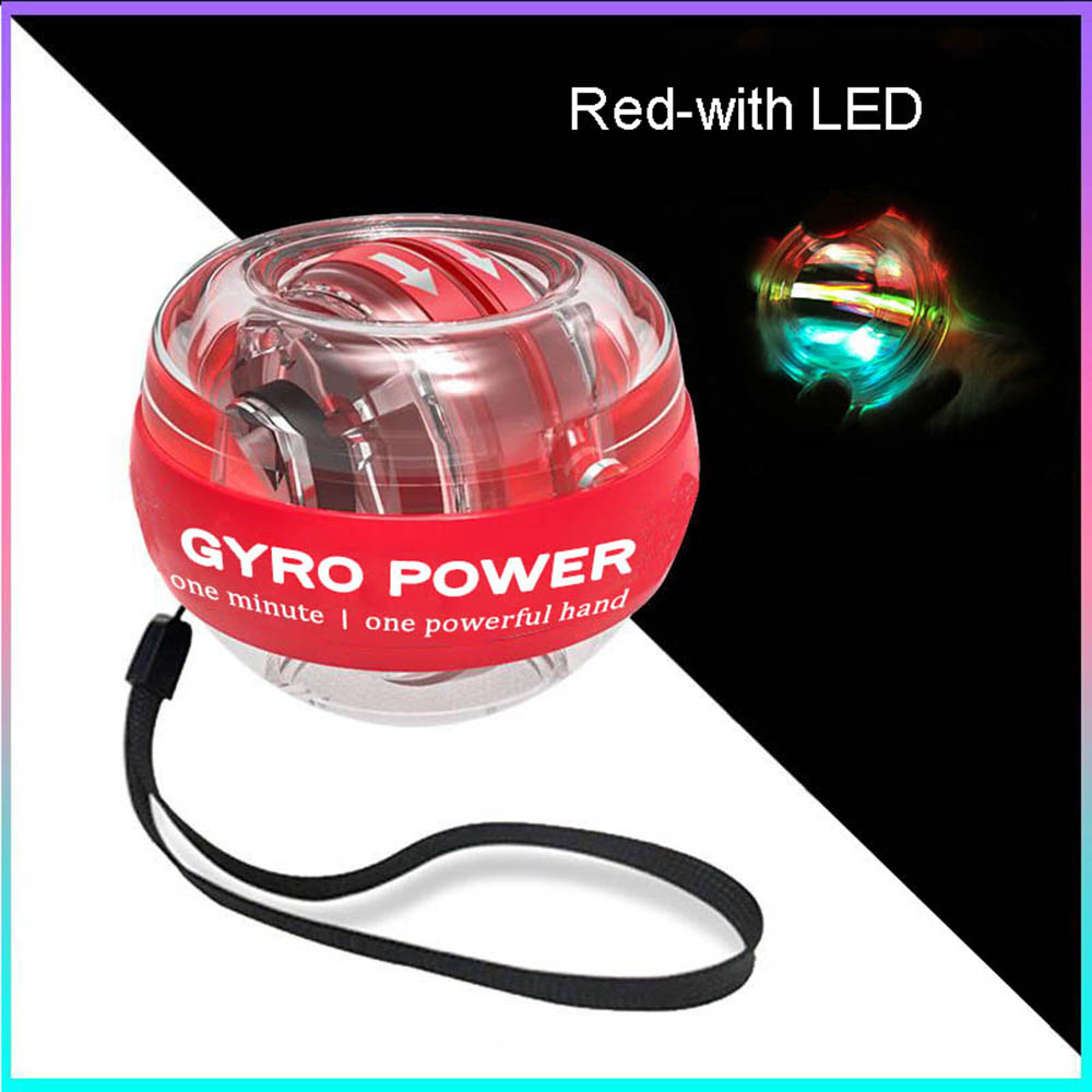 LED Wrist Power Hand Ball Self-starting Gyro ball Powerball Arm Hand Muscle Force Trainer  Exercise Equipment Strengthener