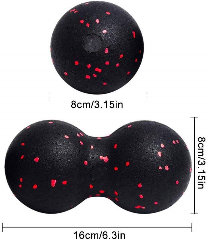 High Density Peanut Massage Ball Set