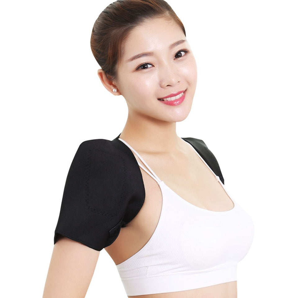 Tourmaline Self-heating Unisex Heat Therapy Pad Shoulder Protector Belt Pain Relief Health Care Heating Belt Support Muscle