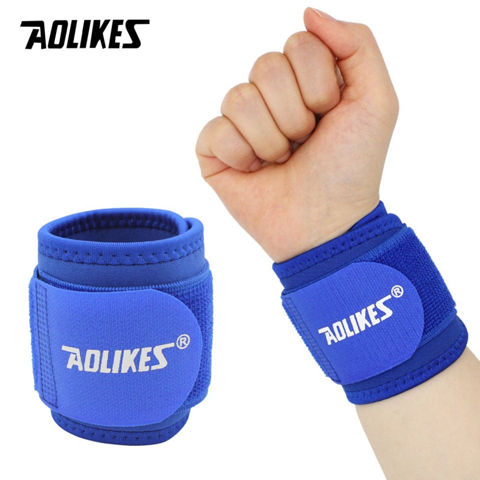 AOLIKES 1 PC Wrist Band Support for Adjustable Wrist Bandage Brace for Sports Wristband Compression Wraps Tendonitis Pain Relief