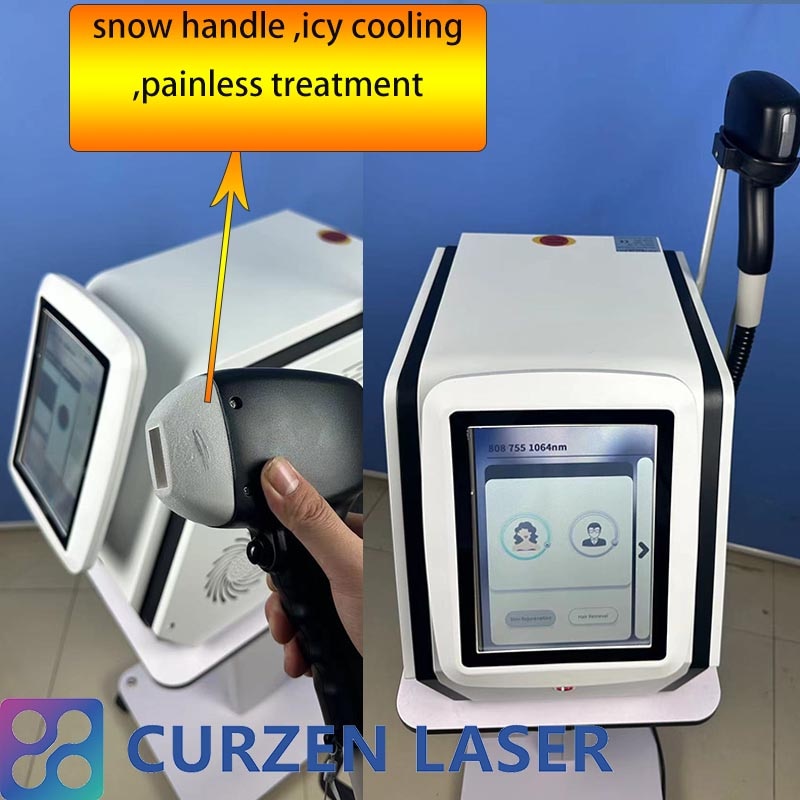 Hot selling New 2022  CE approved portable 808 diode laser hair removal machine price 755 808 1064nm diode laser hair rem