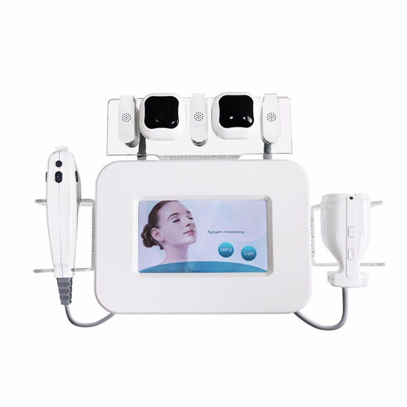 Mutifunctional 2 In 1 HIFI Ultrasound Liposonic Weight Loss Machine Multifunction Cavitation Face Lifting And Body Shaping