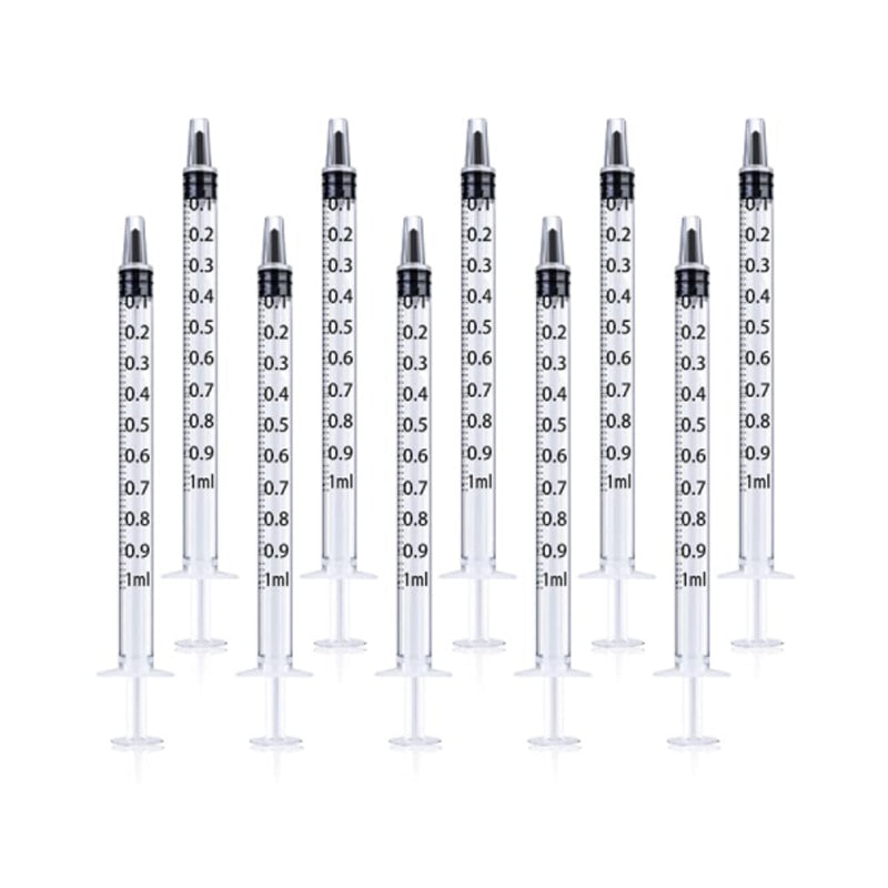 2-20Pcs 1ml-10ml Plastic Reusable Syringe For Measuring Nutrient Sterile Hydroponics Kithchen Tool