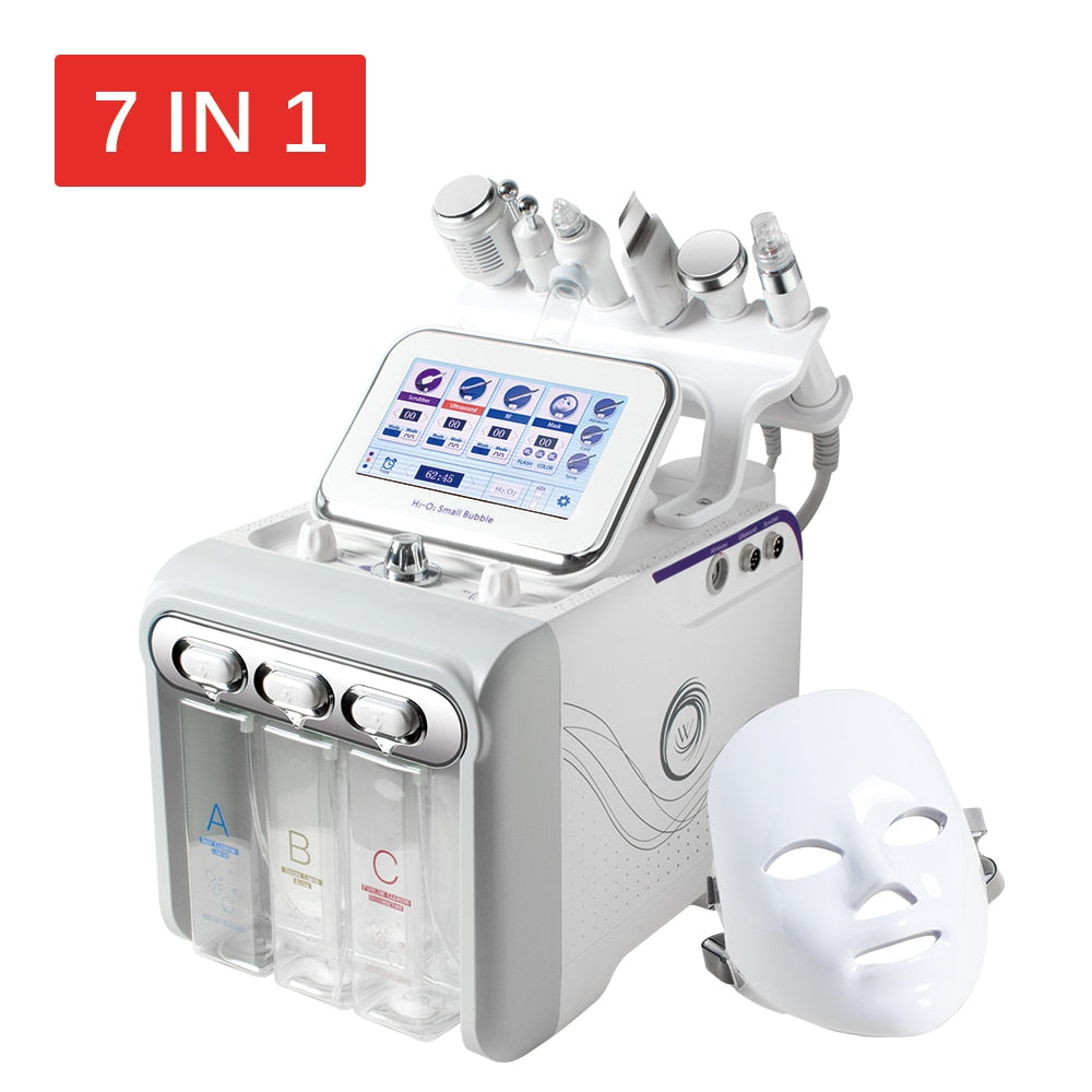 7In 1 Water Dermabrasion Machine Deep Cleansing Machine - Jet Hydro Diamond Facial Clean/ Dead Skin Removal