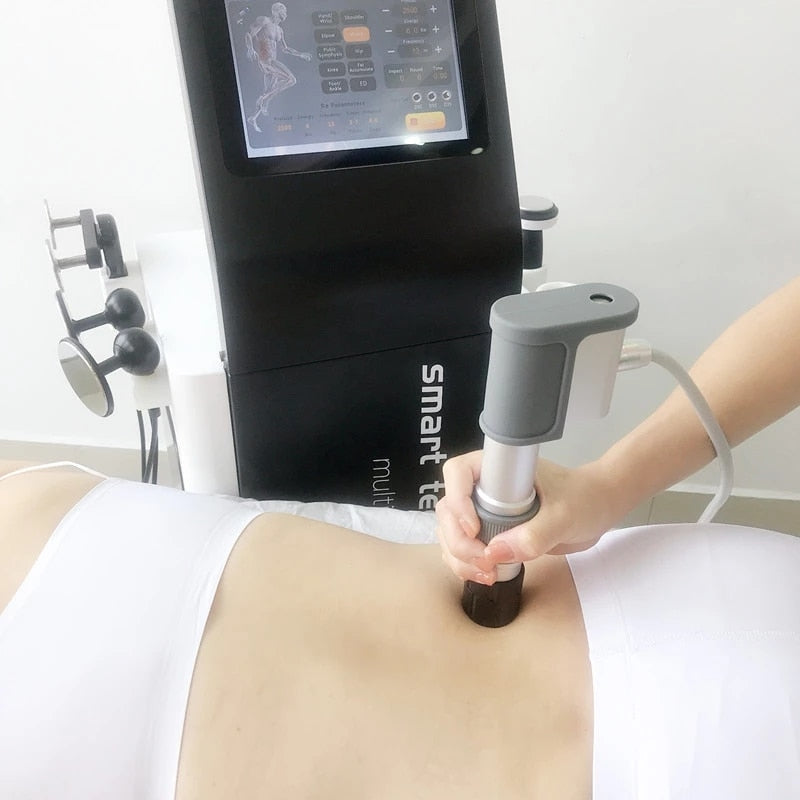 3 in 1 Pneumatic Shockwave Ultrasound Tecar Therapy Machine For Body Pain Relief Sports Rehabilitation and ED Treatment