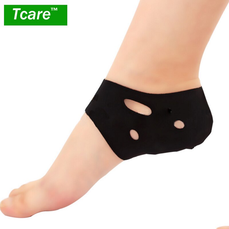 Tcare 1 Pair Ankle Heel Protector Brace Breathable Sports Ankle Support Heels Braces Foot Health Care Tools for Woman Yoga