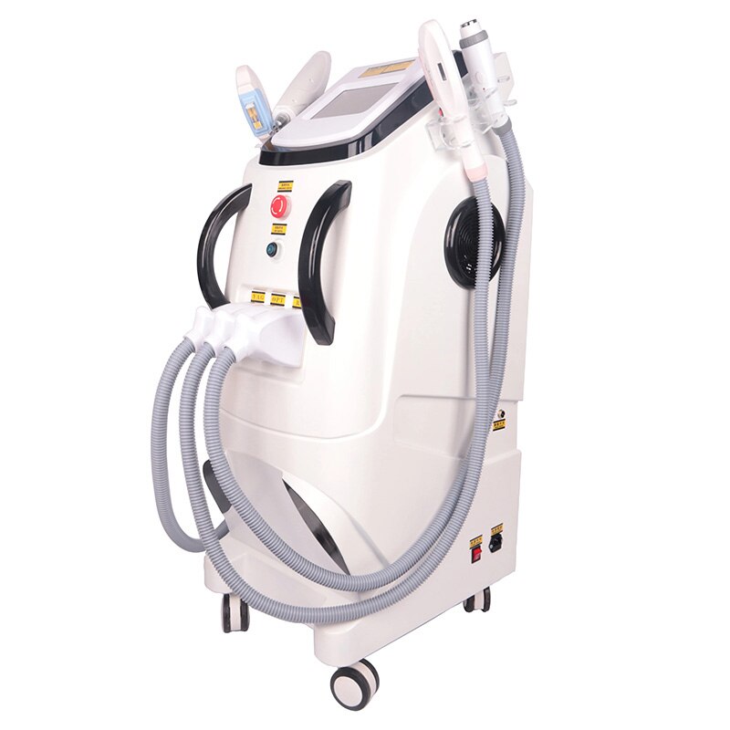 Multifunctional 4 in 1 OPT rejuvenation whitening wrinkle removal body pigment removal permanent painless hair removal machine