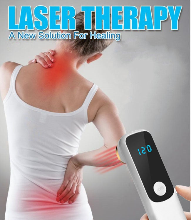 Enhanced Handheld Laser Therapy Device 660nm 850 nm For Pain Relief Wounds Healing Ulcers Cystitis Arthritis Sciatica