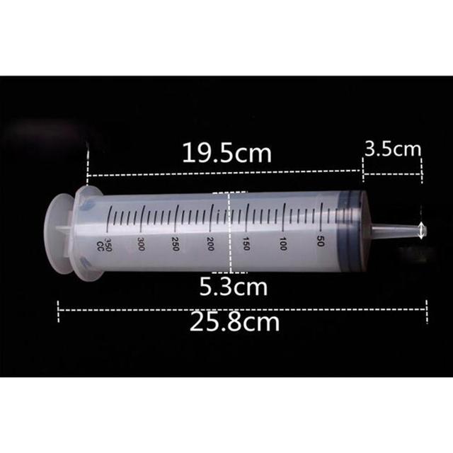 Multifunction Large Capacity Syringe Reusable Pump Measuring For Draw Ink Pet Feeding Car Liquid Oil Glue Applicator 500ml