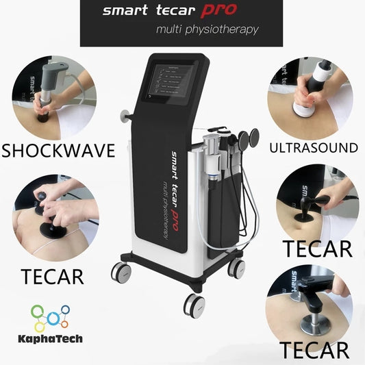 3 in 1 Pneumatic Shockwave Ultrasound Tecar Therapy Machine For Body Pain Relief Sports Rehabilitation and ED Treatment