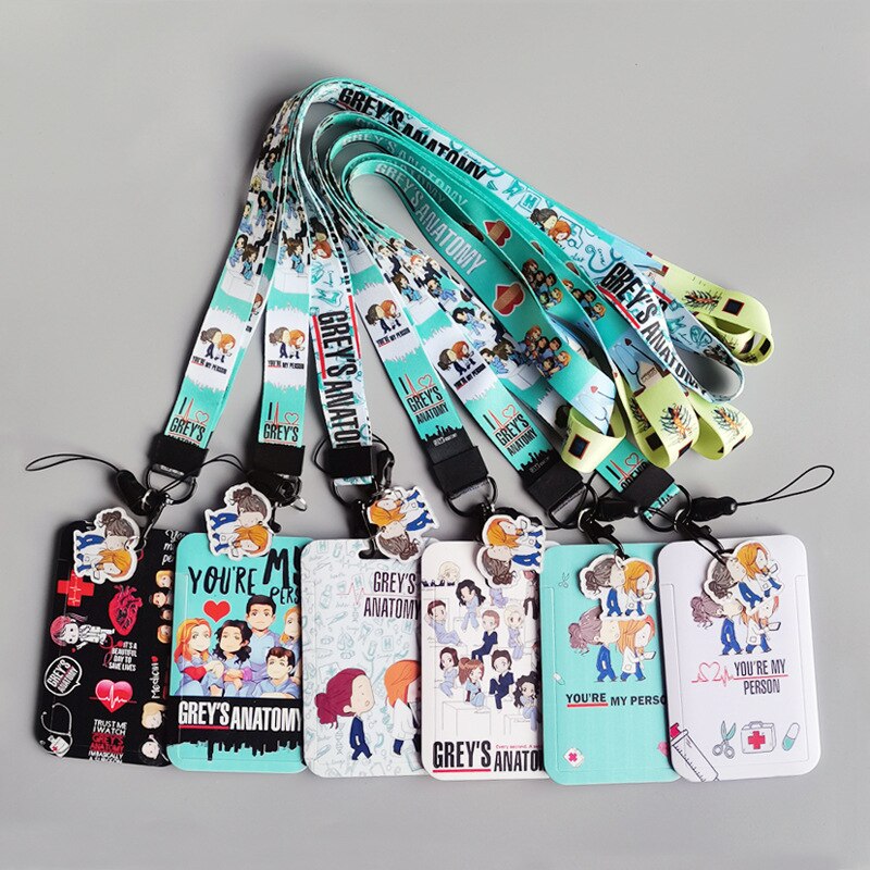 Medical Lanyard Credit Card ID Holder Badge Doctor Nurse Student Women Travel Bank Bus Business Card Cover Badge