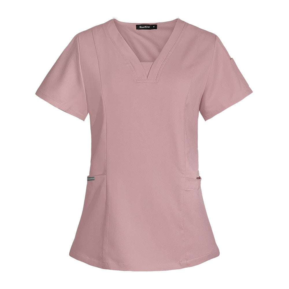 Medical Work Clothes Operating Room Uniform Nurse Uniform Dentistry Pharmacy Scrubs Blouse Women Overalls Hospital Scrub Shirt