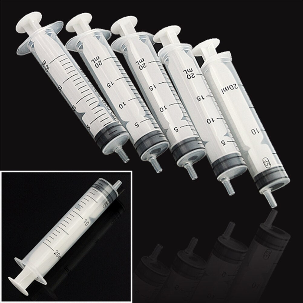 6pcs 20mL Plastic Syringes Hydroponic