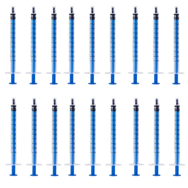 2-20Pcs 1ml-10ml Plastic Reusable Syringe For Measuring Nutrient Sterile Hydroponics Kithchen Tool