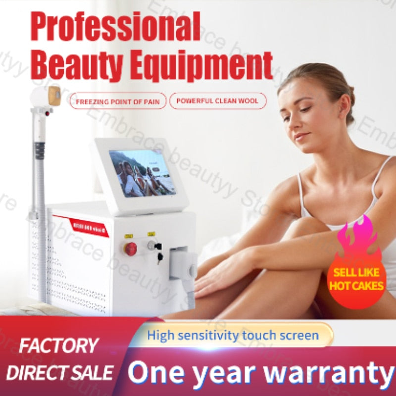 2000W Laser 808nm Diode Hair Removal Machine Ice Platinum 3 Wavelength Permanent depilation Hair Removal Painless