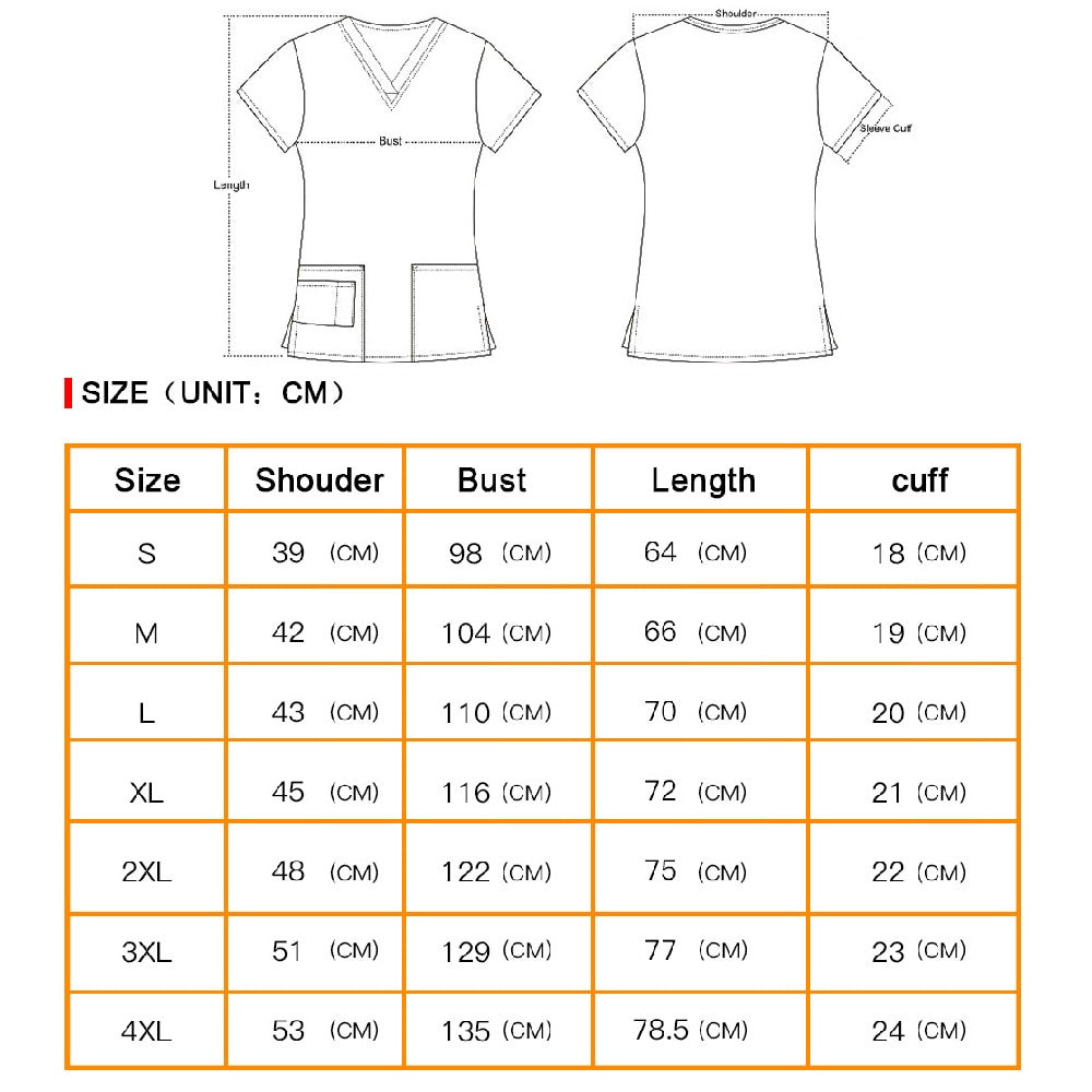 Nursing Uniform for Male Female Dental Hospital Medical Scrubs Tops Pet Grooming Veterinary Supplies Nurse Women Uniforms Shirt