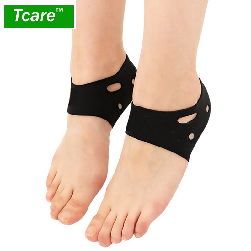 Tcare 1 Pair Ankle Heel Protector Brace Breathable Sports Ankle Support Heels Braces Foot Health Care Tools for Woman Yoga