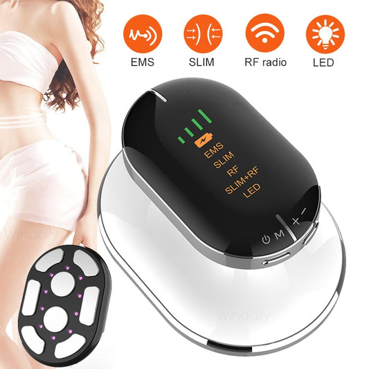 EMS RF Radio Frequency Body Slimming Machine Fat Burner Slim Shaping Device LED Light Therapy Lose Weight Cellulite Massager