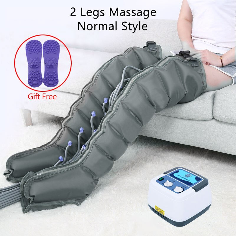 8/6 Air Chambers Compression Massager Therapy Pain Relife Waist Foot Arm Ankles Massage Rehabilitation Equipment Care