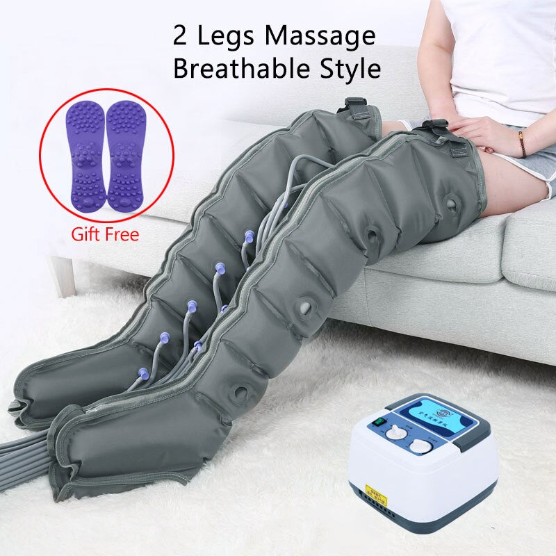 8/6 Air Chambers Compression Massager Therapy Pain Relife Waist Foot Arm Ankles Massage Rehabilitation Equipment Care