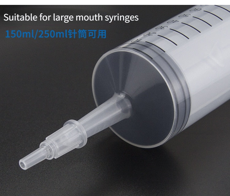 Multifunction Large Capacity Syringe Reusable Pump Measuring For Draw Ink Pet Feeding Car Liquid Oil Glue Applicator 500ml