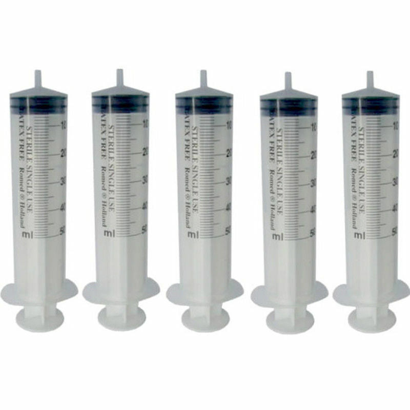 2-20Pcs 1ml-10ml Plastic Reusable Syringe For Measuring Nutrient Sterile Hydroponics Kithchen Tool