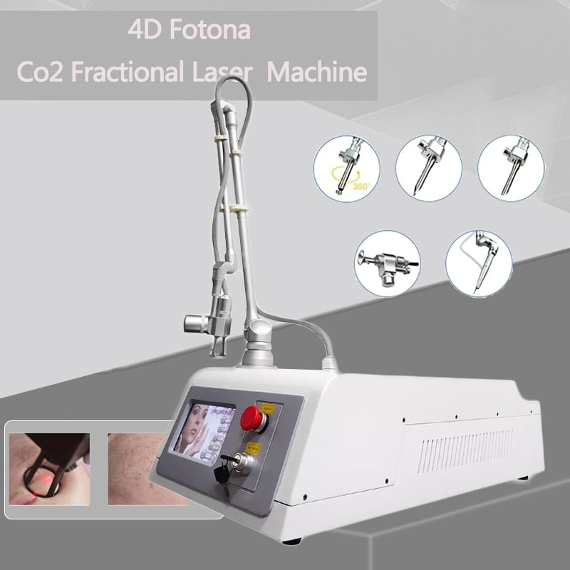 2023 Newest 4D Fotona Co2 Fractional Vaginal Laser Treatment Machine 10600nm For Vaginal Tightening  Acne Scars Skin Resurfacing