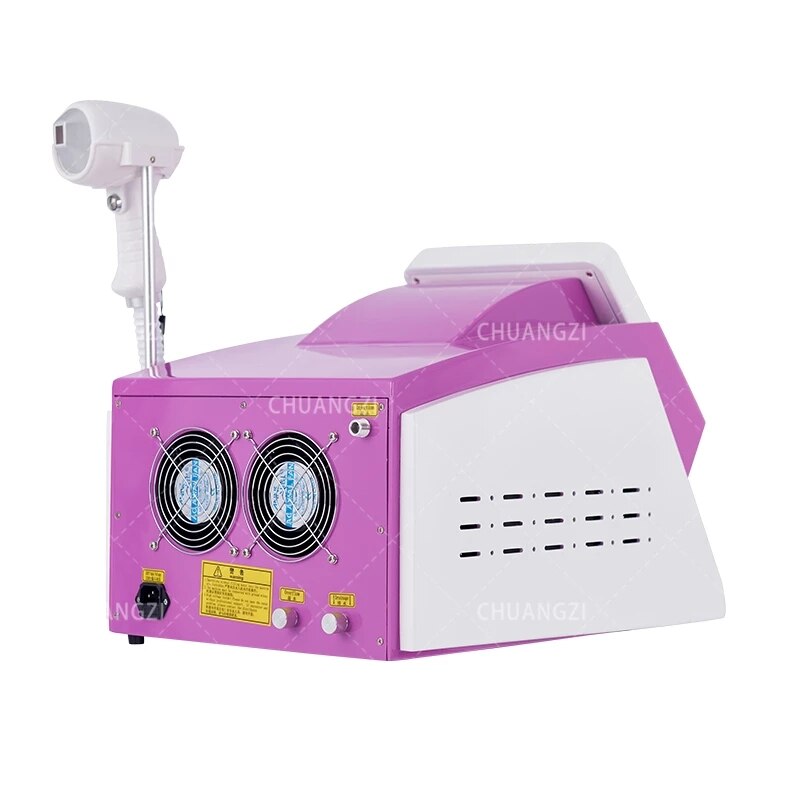 Portable 2000W 3 wavelength 755nm 808nm 1064nm hair removal machine Skin care facial hair removal cooling diode laser