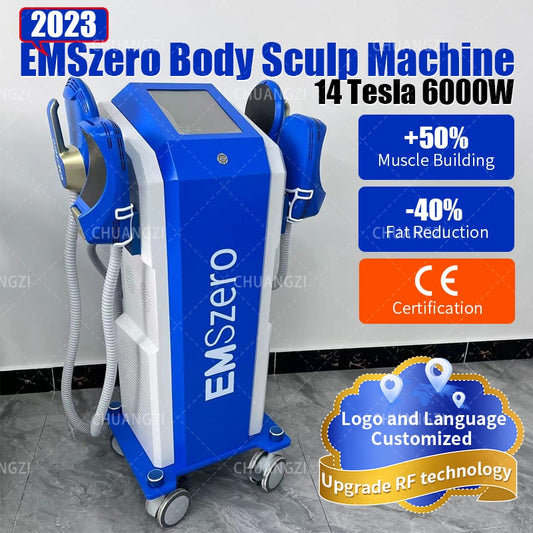 Body Sculpt Machine DLS-EMSLIM Neo EMS Muscle Stimulation 6000w 14 Tesla Emszero Hiemt Nova Body Contouring Pelvic Floor Pad