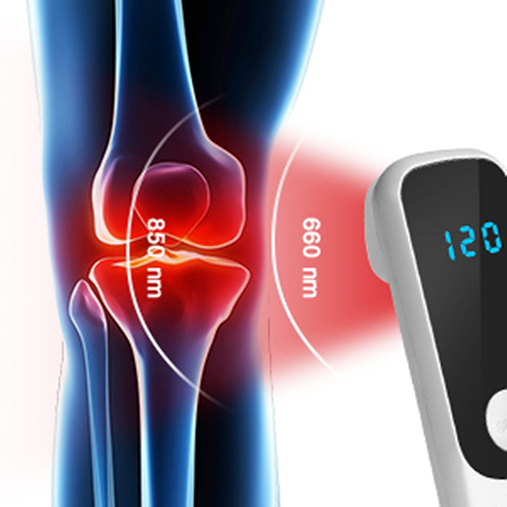 Enhanced Handheld Laser Therapy Device 660nm 850 nm For Pain Relief Wounds Healing Ulcers Cystitis Arthritis Sciatica