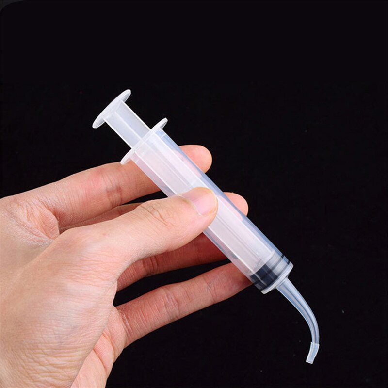 12ML Ear Cleaner Washer Syringer Elbow Rubber Tube Earwax Cleaning Removal Tool Ear Cleaner Wax Removal Ear Cleaner Health Care