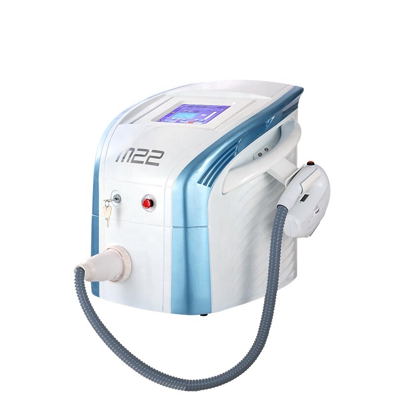 Professional portable M22 IPL OPT q Nd Yag tattoo removal whole body can be used painless permanent hair removal machine