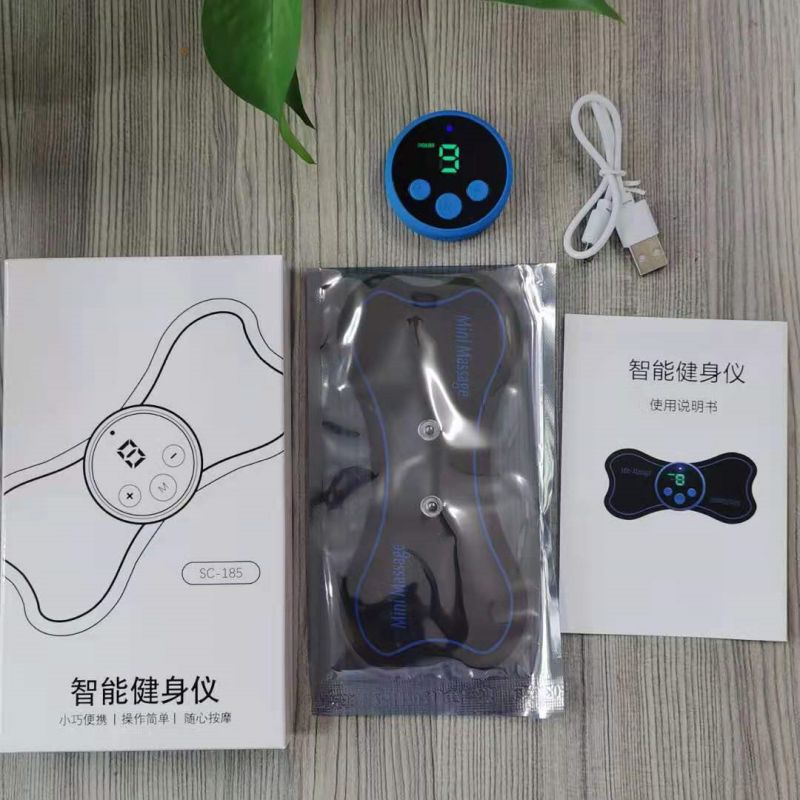 Portable Mini Electric Neck Massager Cervical Massage Stimulator Pain Relief Health Care Pain Relief Intelligent Massage Patch