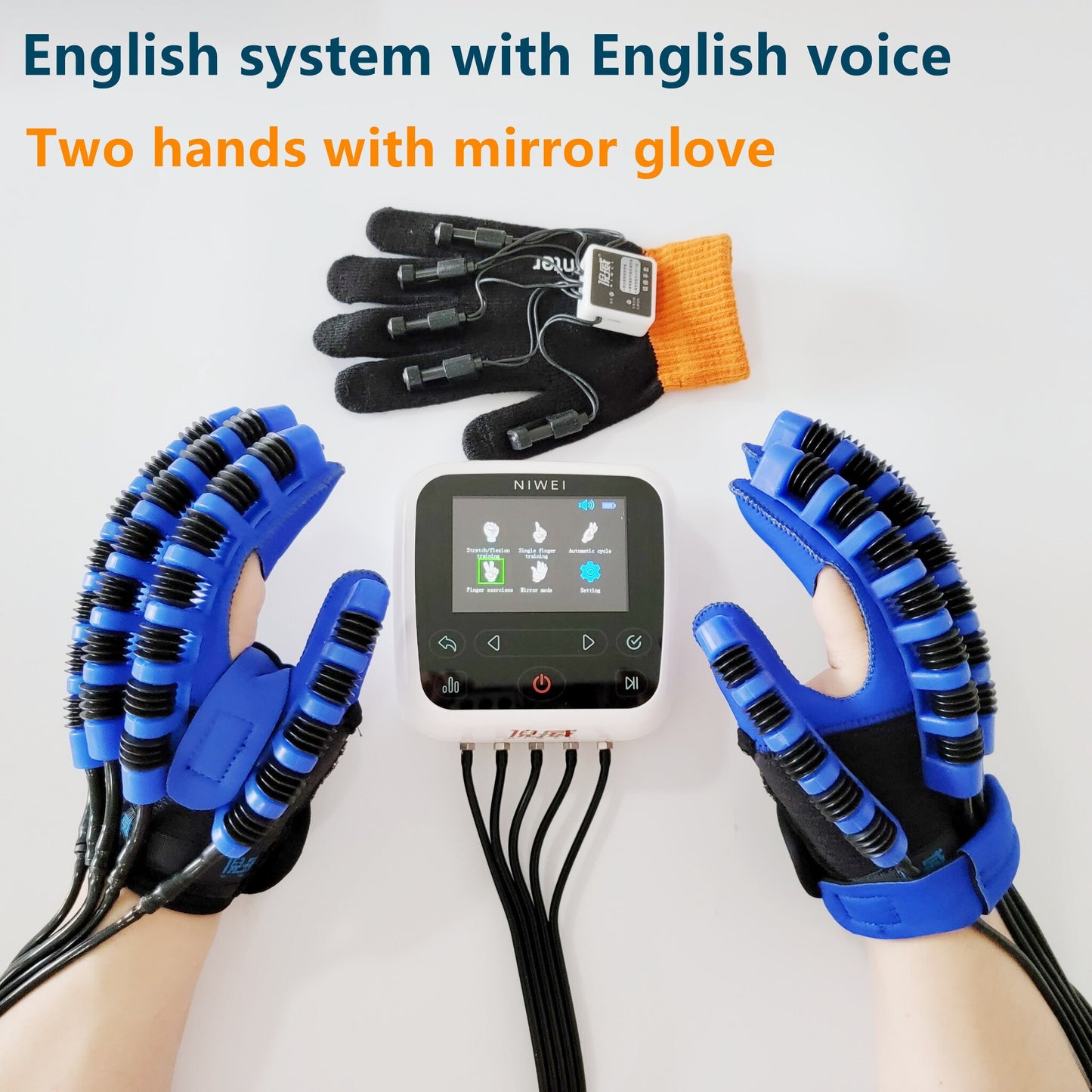 English Mirror Powerful Hand Rehabilitation Equipment for Stroke Patients with Hemiplegia Stimulated Nerve Recovery