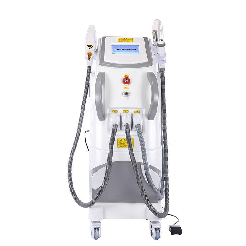 Multifunctional 4 in 1 OPT rejuvenation whitening wrinkle removal body pigment removal permanent painless hair removal machine