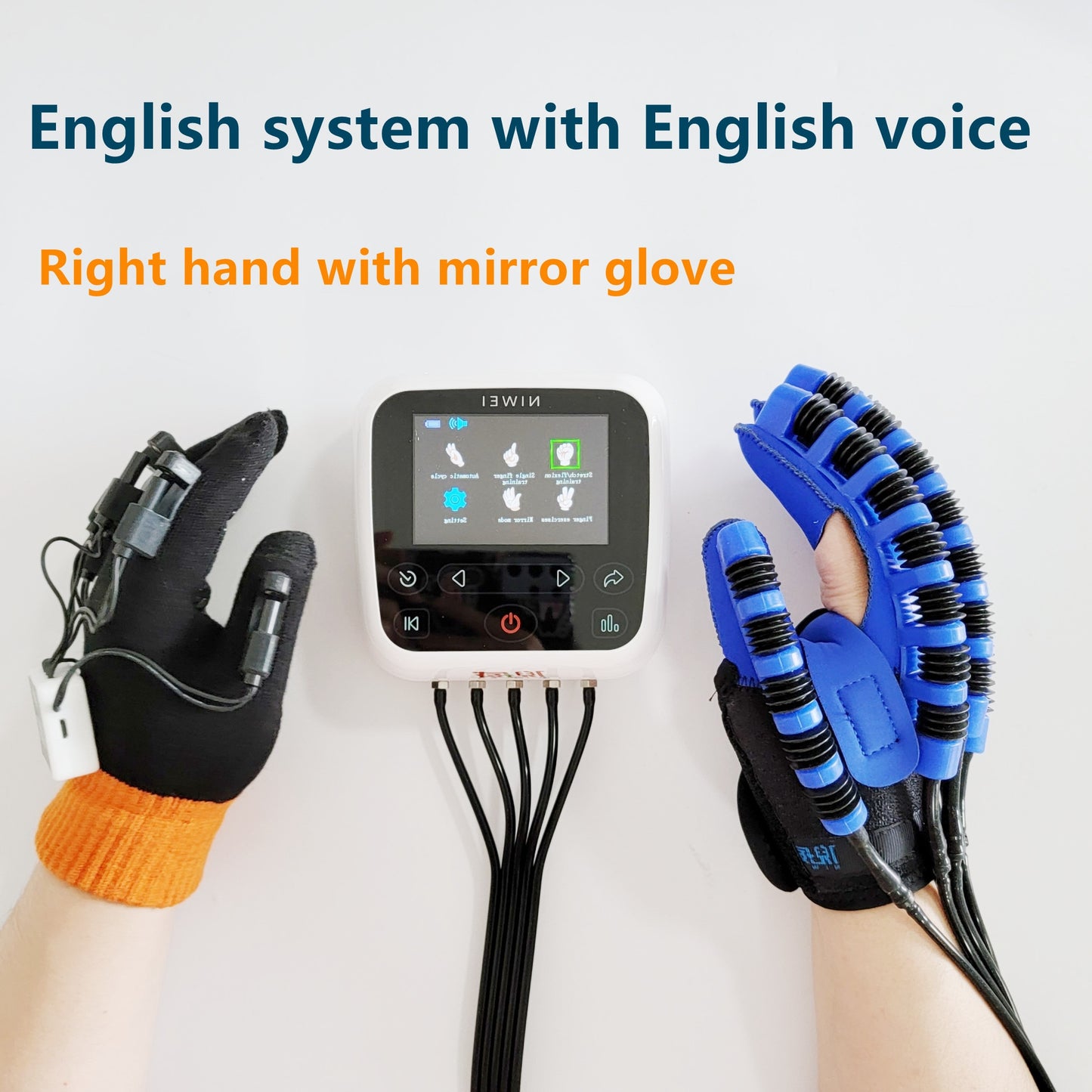 English Mirror Powerful Hand Rehabilitation Equipment for Stroke Patients with Hemiplegia Stimulated Nerve Recovery