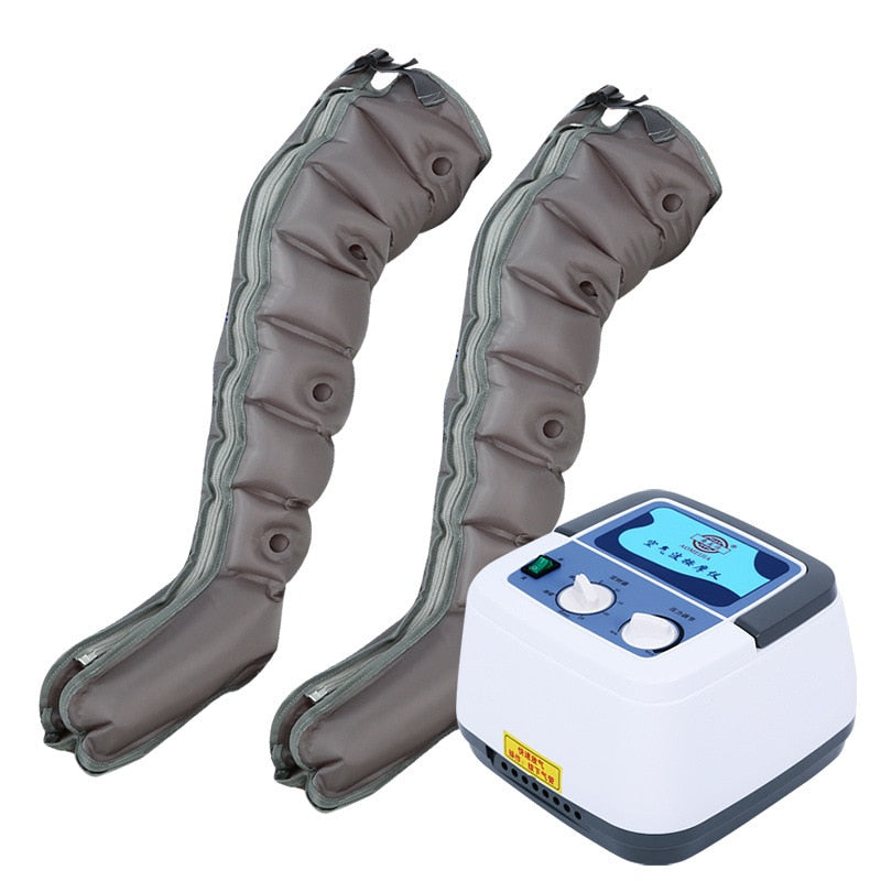 8/6 Air Chambers Compression Massager Therapy Pain Relife Waist Foot Arm Ankles Massage Rehabilitation Equipment Care