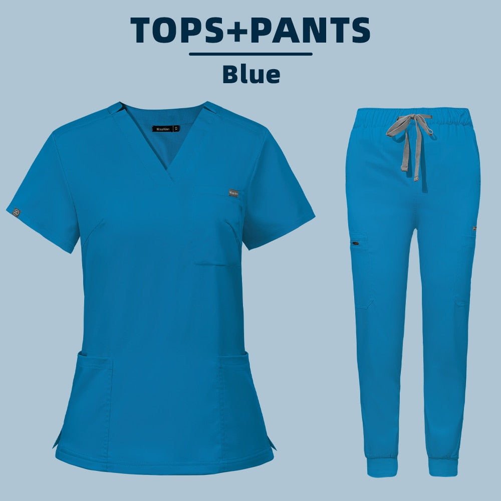 Wholesale Operating Room Medical Uniform Scrubs Hospital Working Scrubs Set Medical Supplies Nurse Dental Surgery Suit Workwear