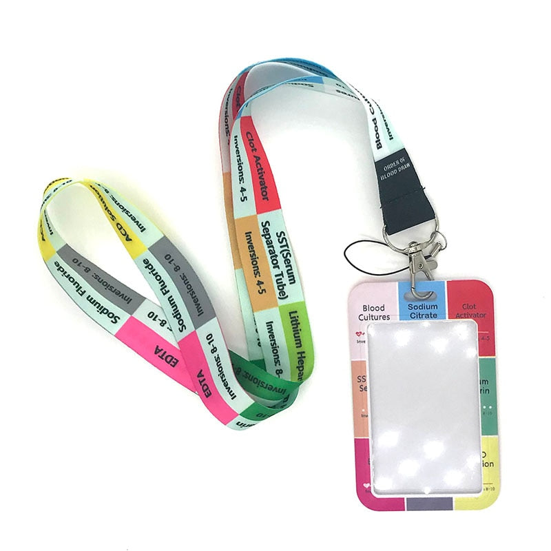 Medical Lanyard Credit Card ID Holder Badge Doctor Nurse Student Women Travel Bank Bus Business Card Cover Badge