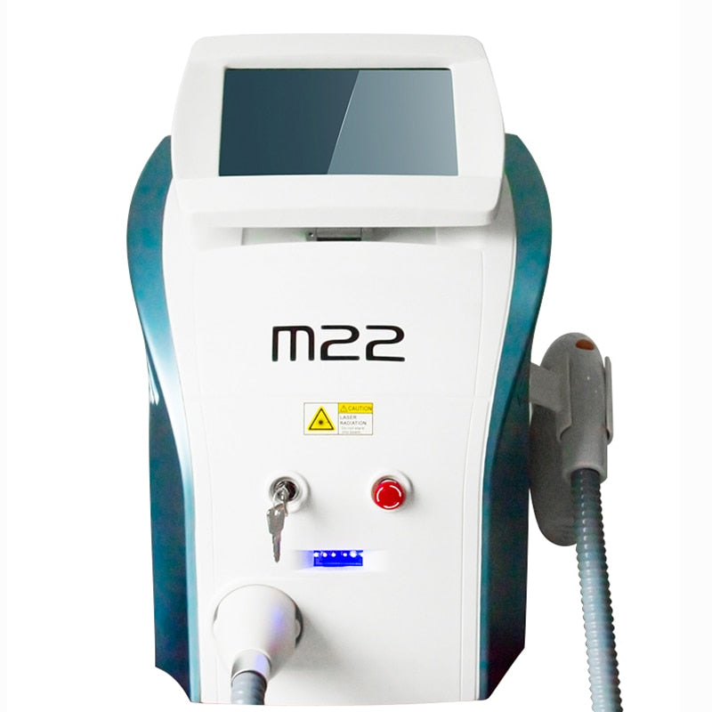 Professional portable M22 IPL OPT q Nd Yag tattoo removal whole body can be used painless permanent hair removal machine