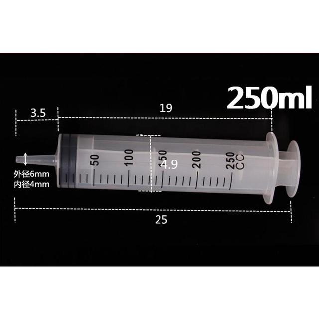 Multifunction Large Capacity Syringe Reusable Pump Measuring For Draw Ink Pet Feeding Car Liquid Oil Glue Applicator 500ml