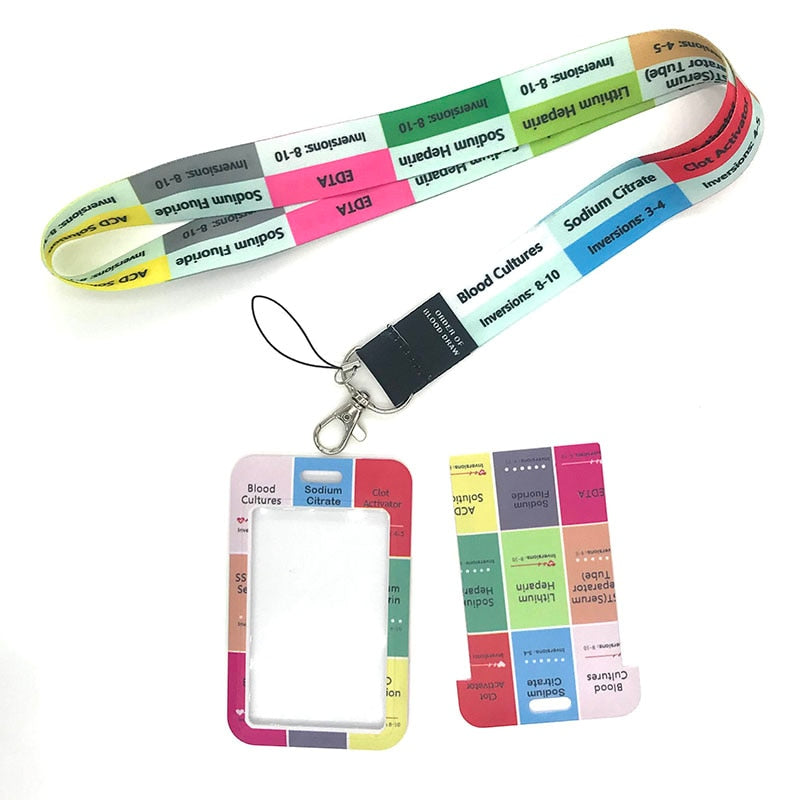 Medical Lanyard Credit Card ID Holder Badge Doctor Nurse Student Women Travel Bank Bus Business Card Cover Badge